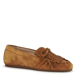 حذاء بوس توروس سهل الارتداء من جلد العجل البني