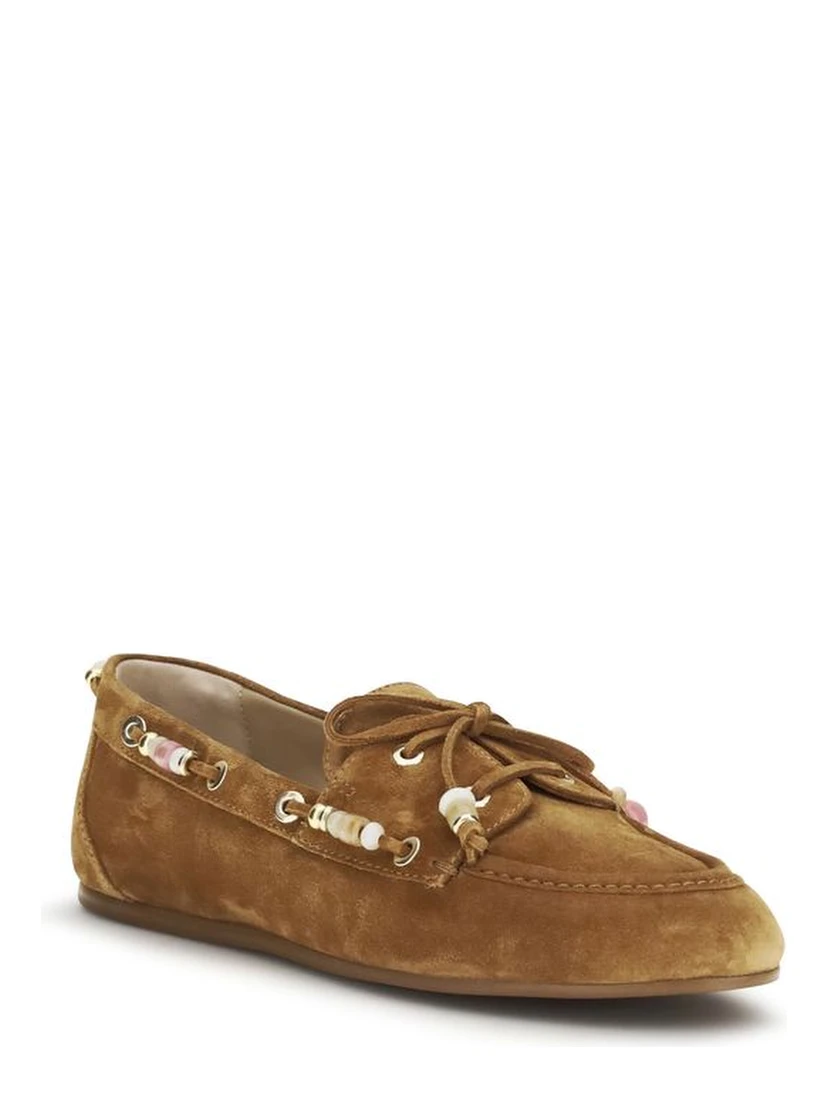 Brown Calf Leather Bos Taurus Slip-On Loafers