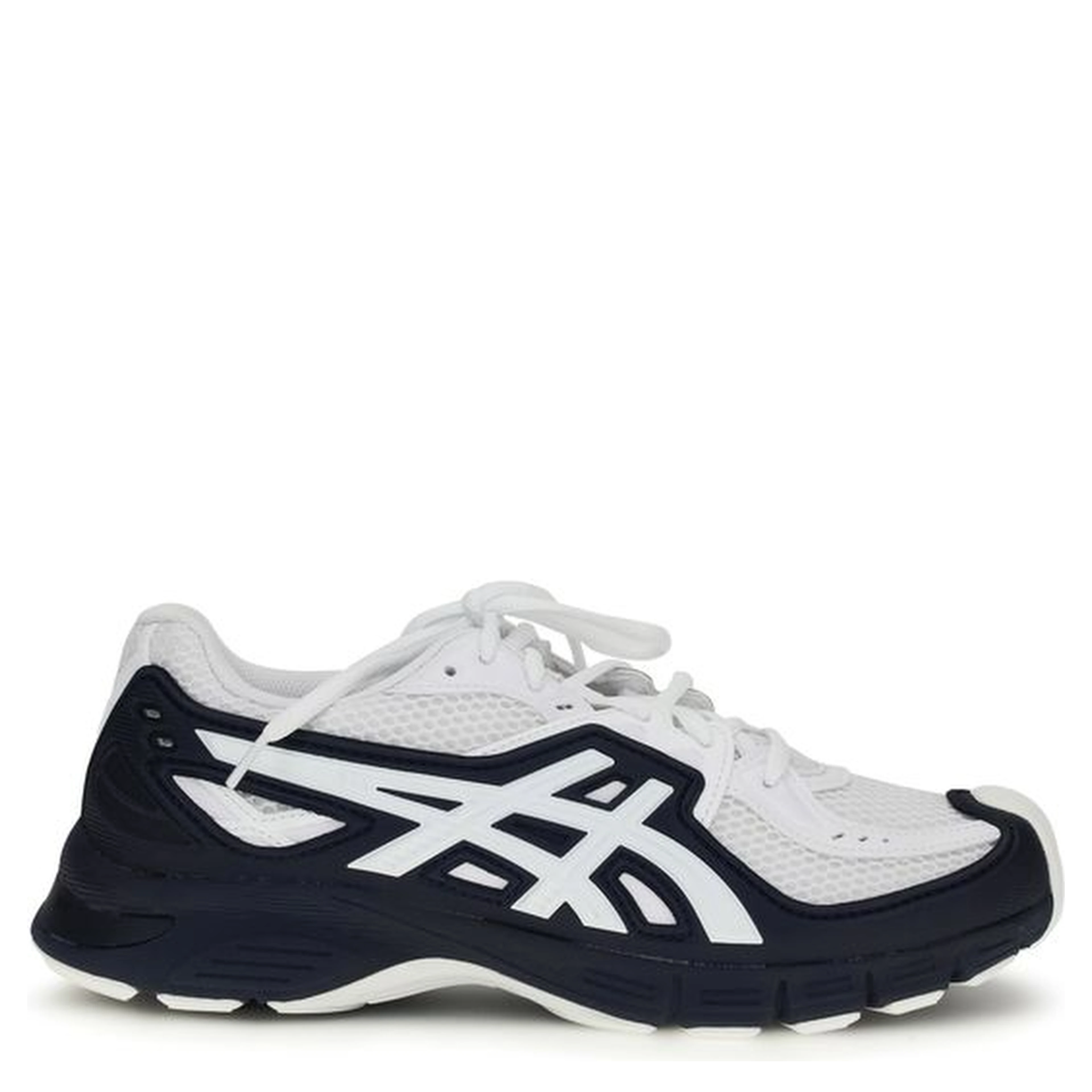 Black Polyester Athletic Sneakers