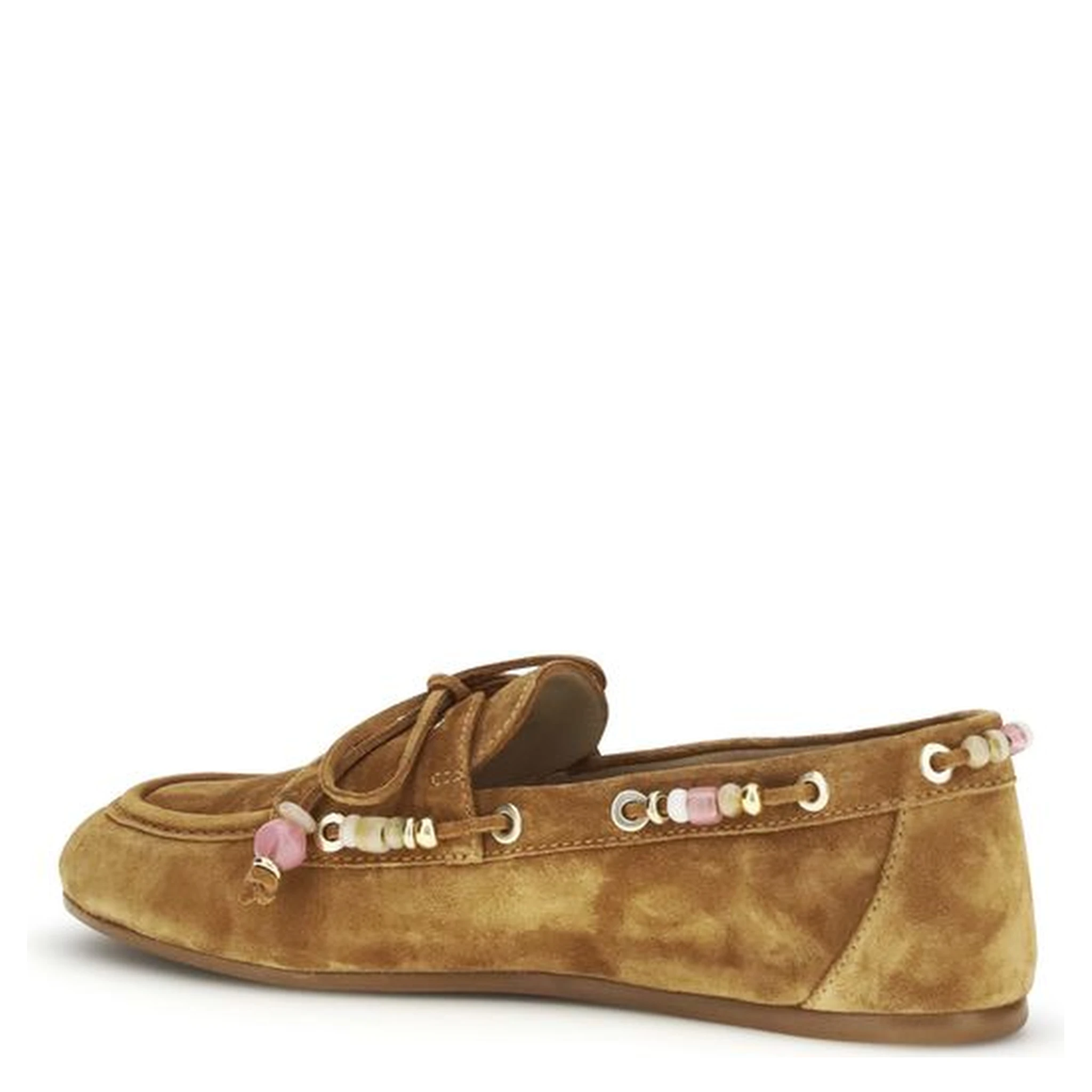 حذاء بوس توروس سهل الارتداء من جلد العجل البني