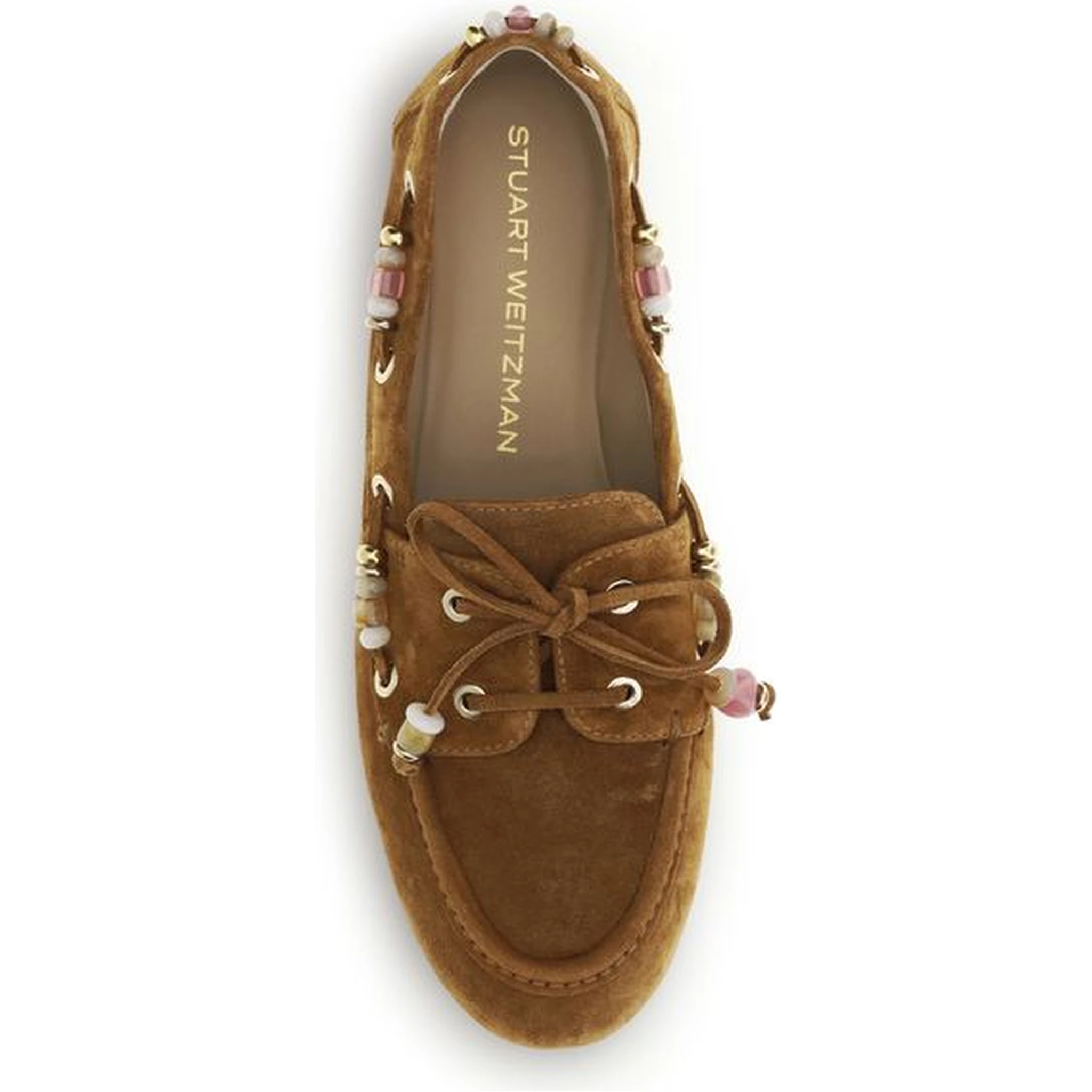 حذاء بوس توروس سهل الارتداء من جلد العجل البني