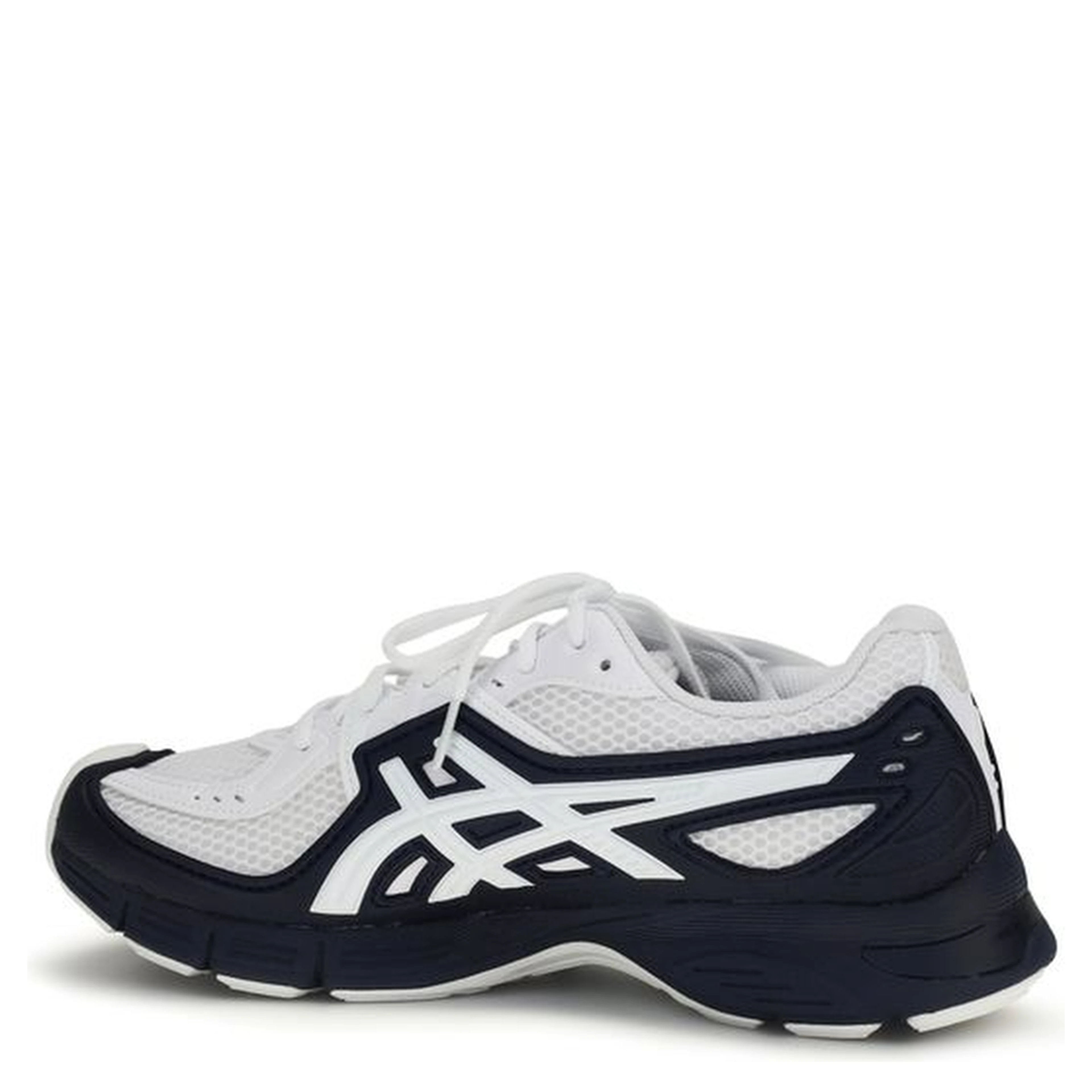 Black Polyester Athletic Sneakers