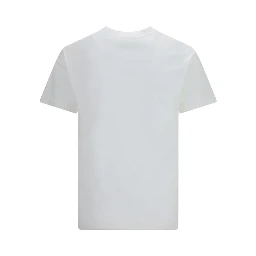 تي شيرت قطني أبيض