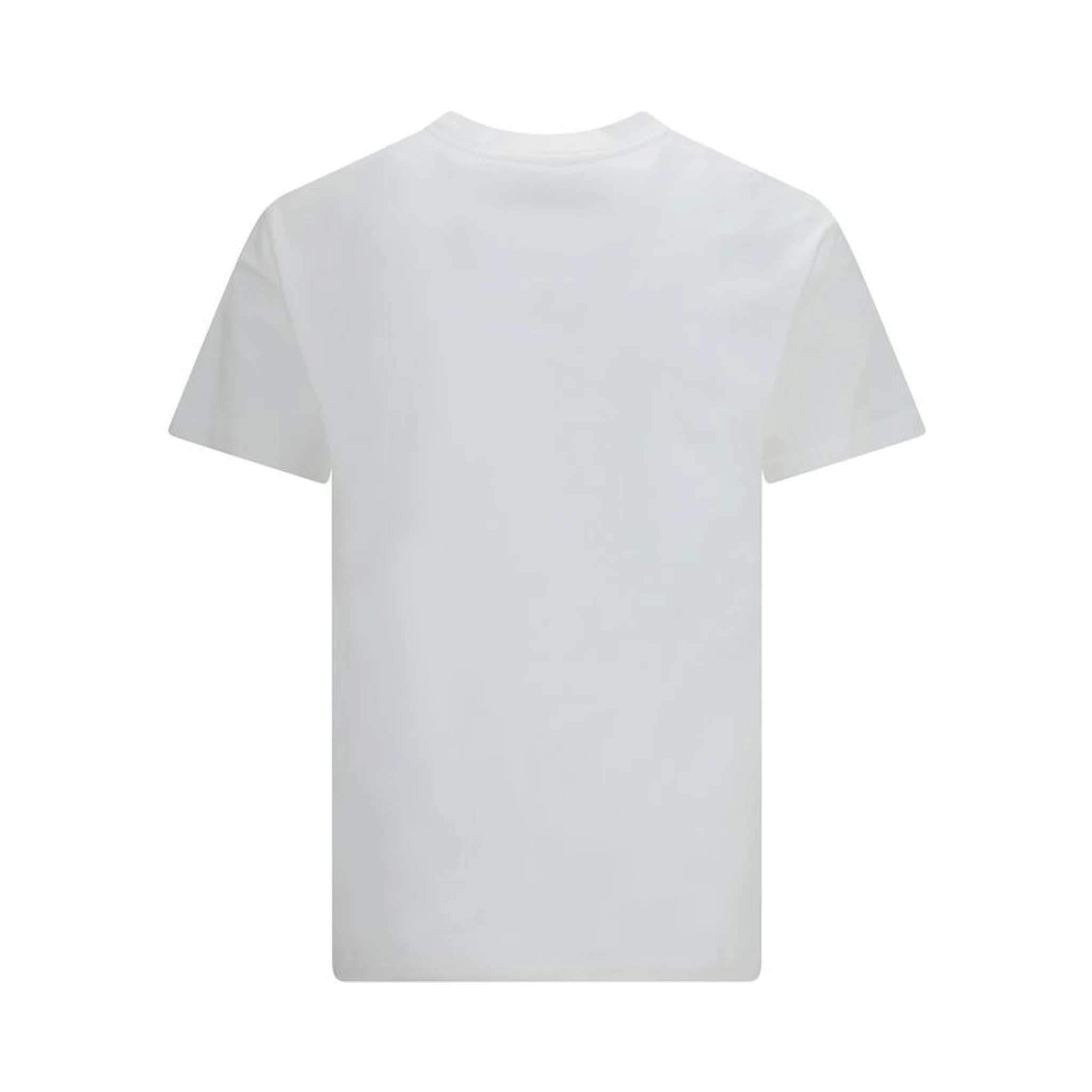 تي شيرت قطني أبيض