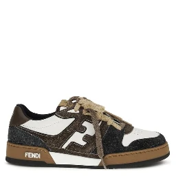 Multicolor Calf Leather Bos Taurus Low Top Sneakers