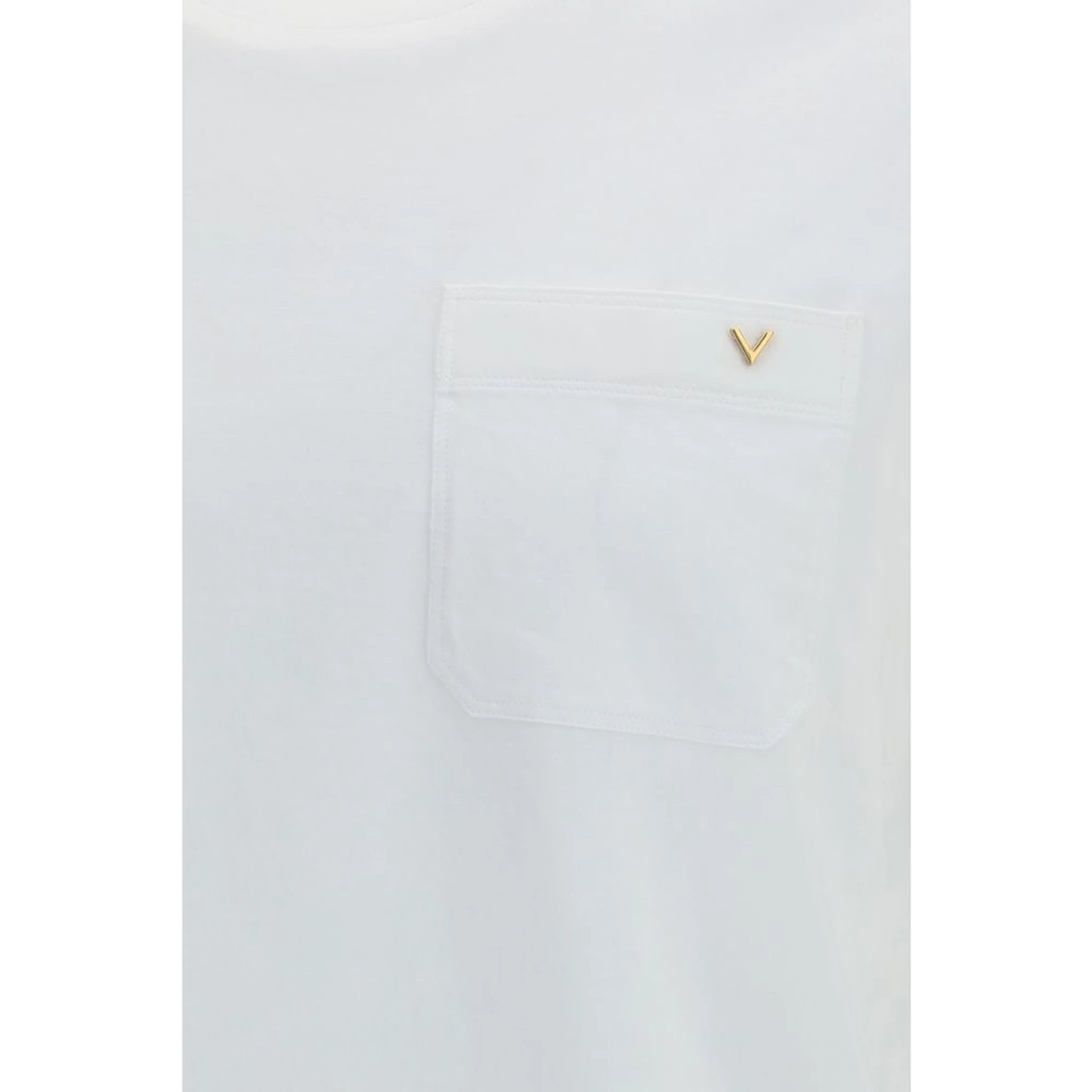 تي شيرت قطني أبيض