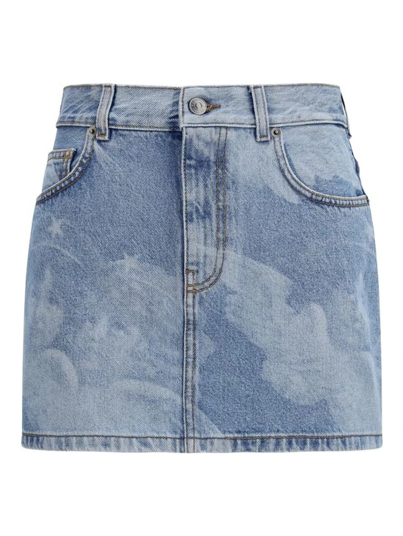 Blue Denim Skirt