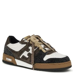 Multicolor Calf Leather Bos Taurus Low Top Sneakers