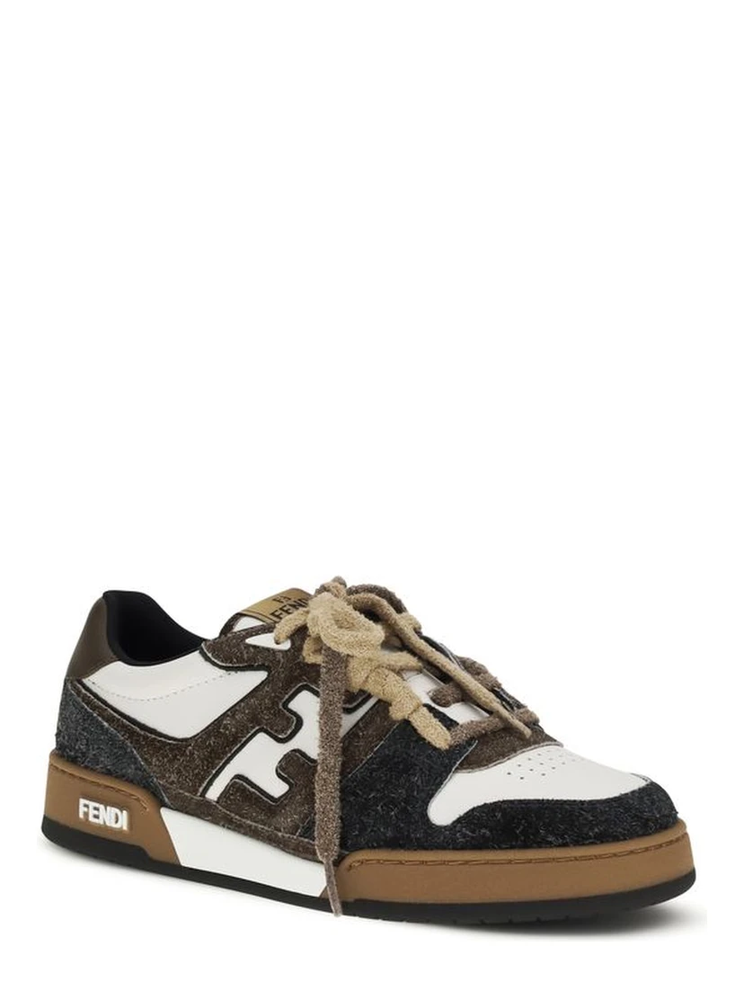 Multicolor Calf Leather Bos Taurus Low Top Sneakers