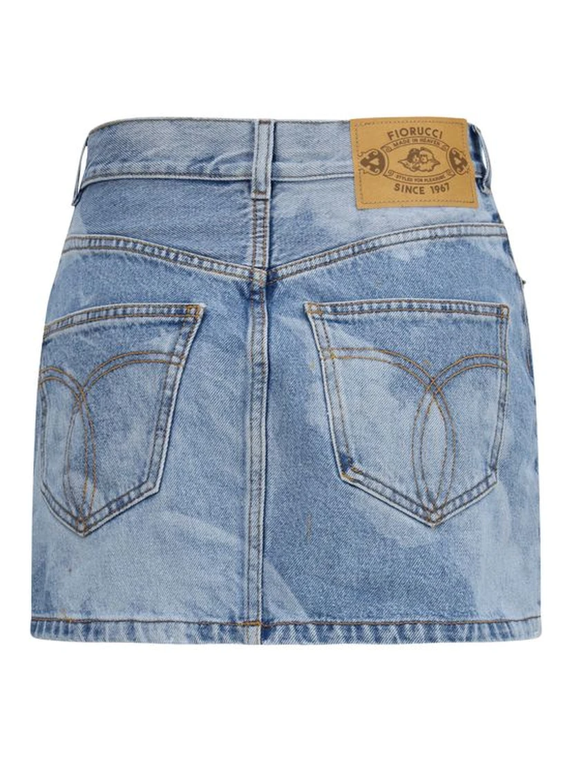 Blue Denim Skirt