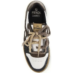 Multicolor Calf Leather Bos Taurus Low Top Sneakers