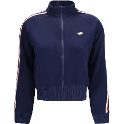 Blue Polyester Sweatshirt