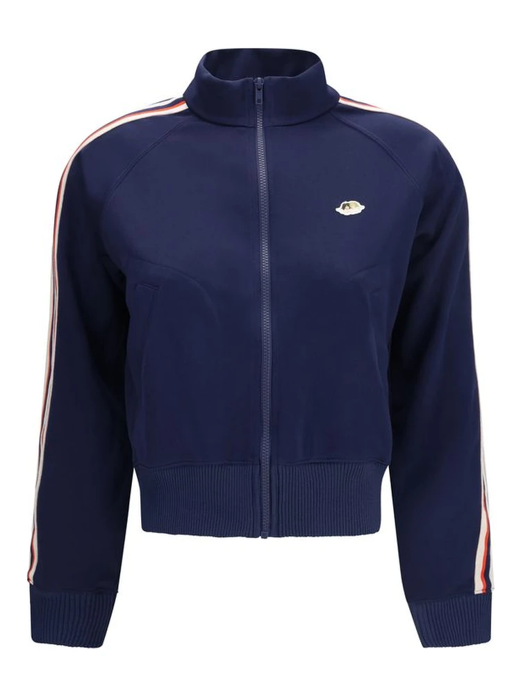 Blue Polyester Sweatshirt