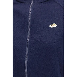 Blue Polyester Sweatshirt