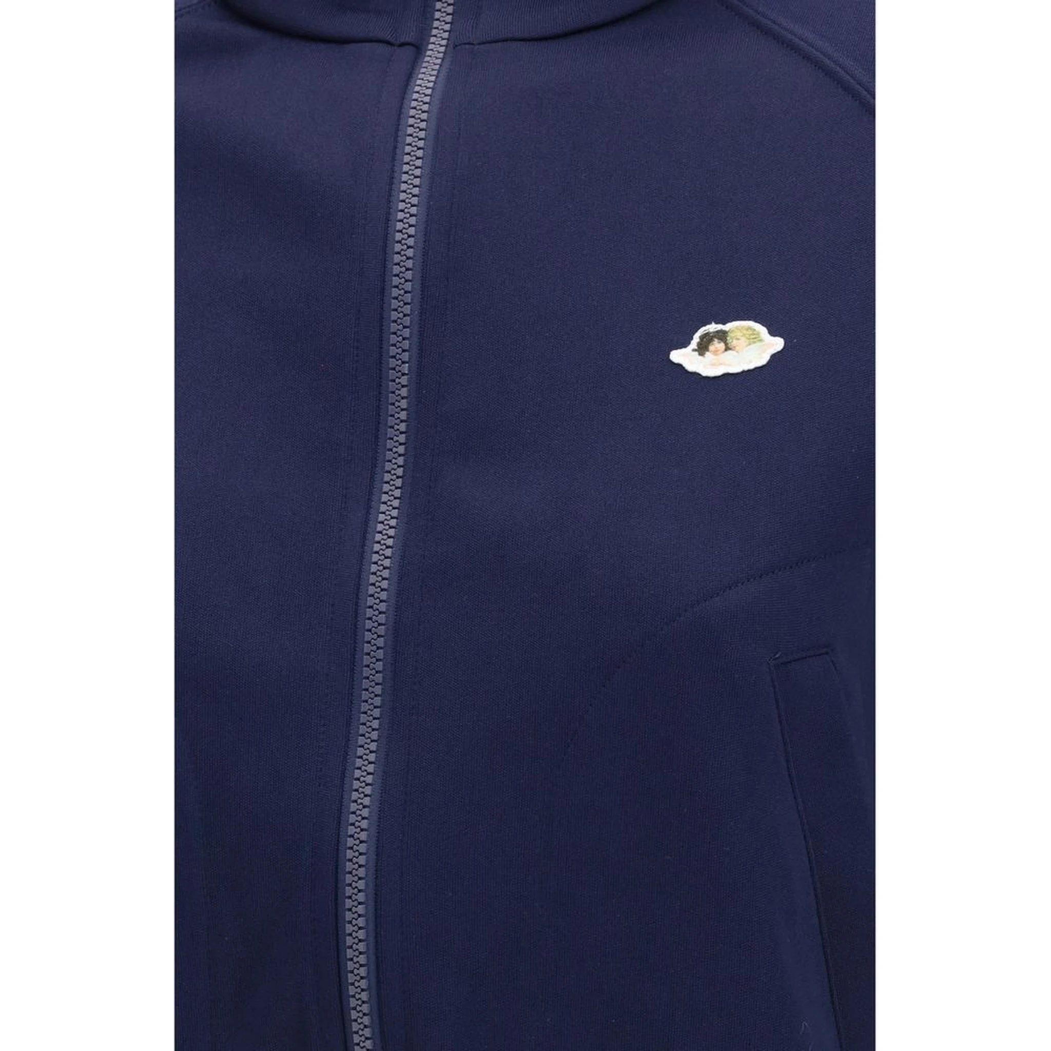 Blue Polyester Sweatshirt