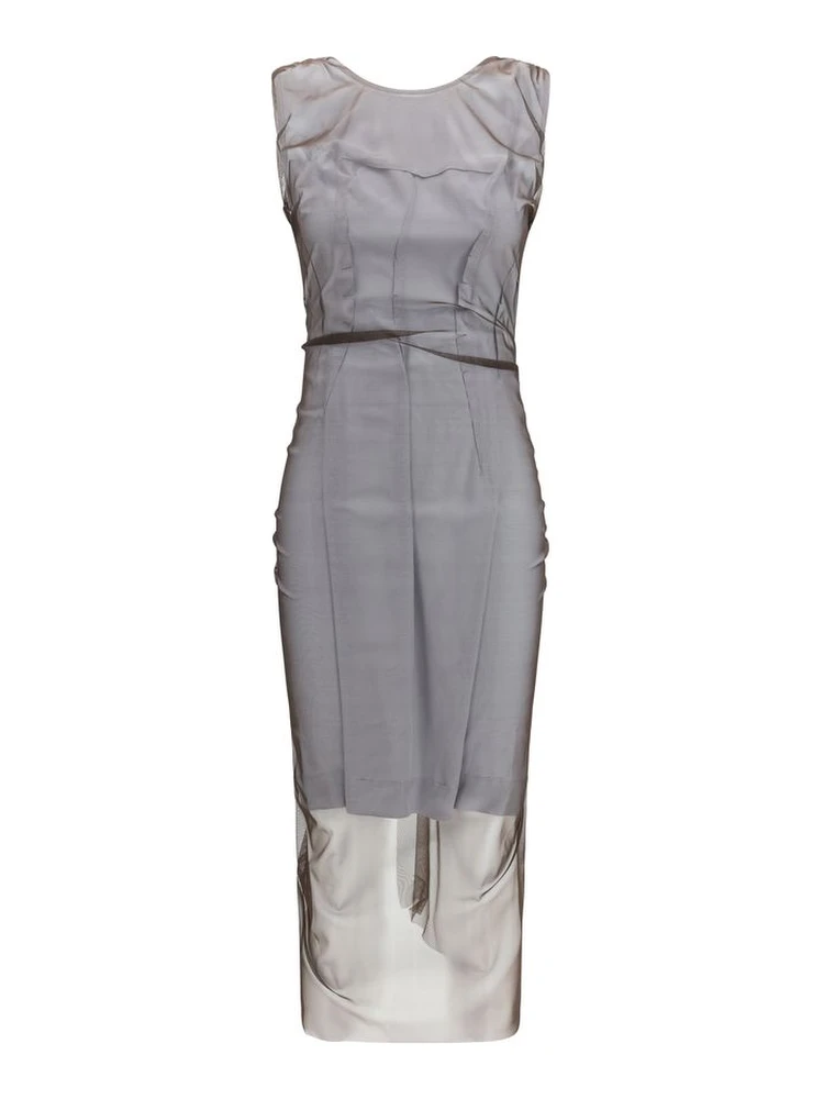 Brown Polyamide Casual Dress