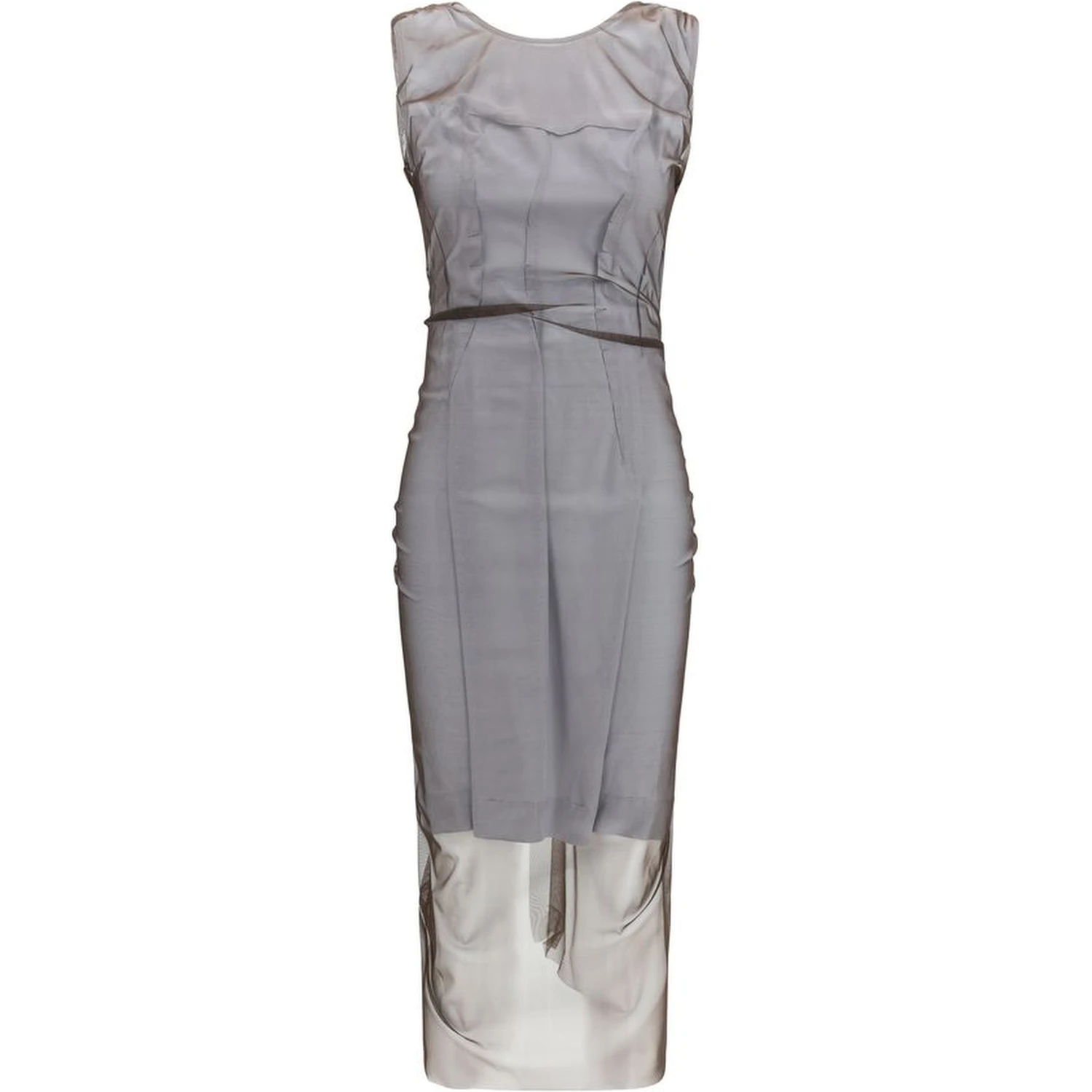 Brown Polyamide Casual Dress