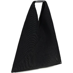 Black Polyester Handbag