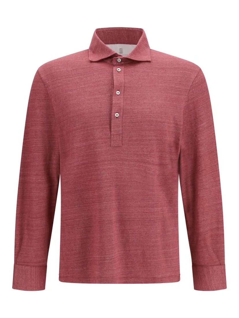 Multicolor Linen Polo Shirt