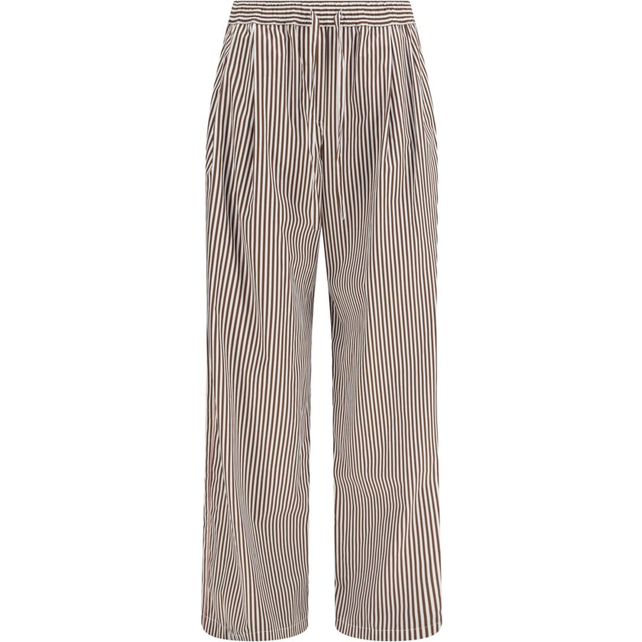 Multicolor Cotton Casual Pants