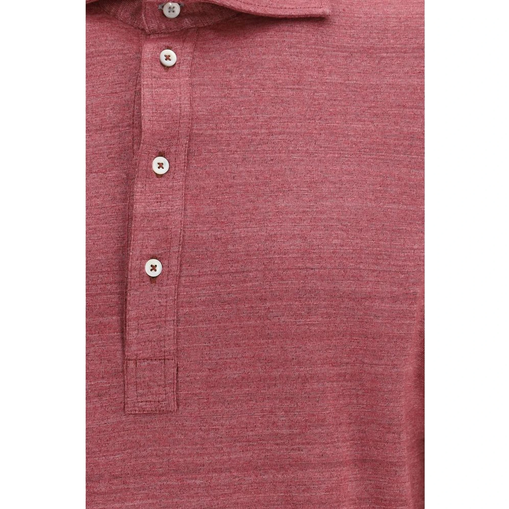 Multicolor Linen Polo Shirt
