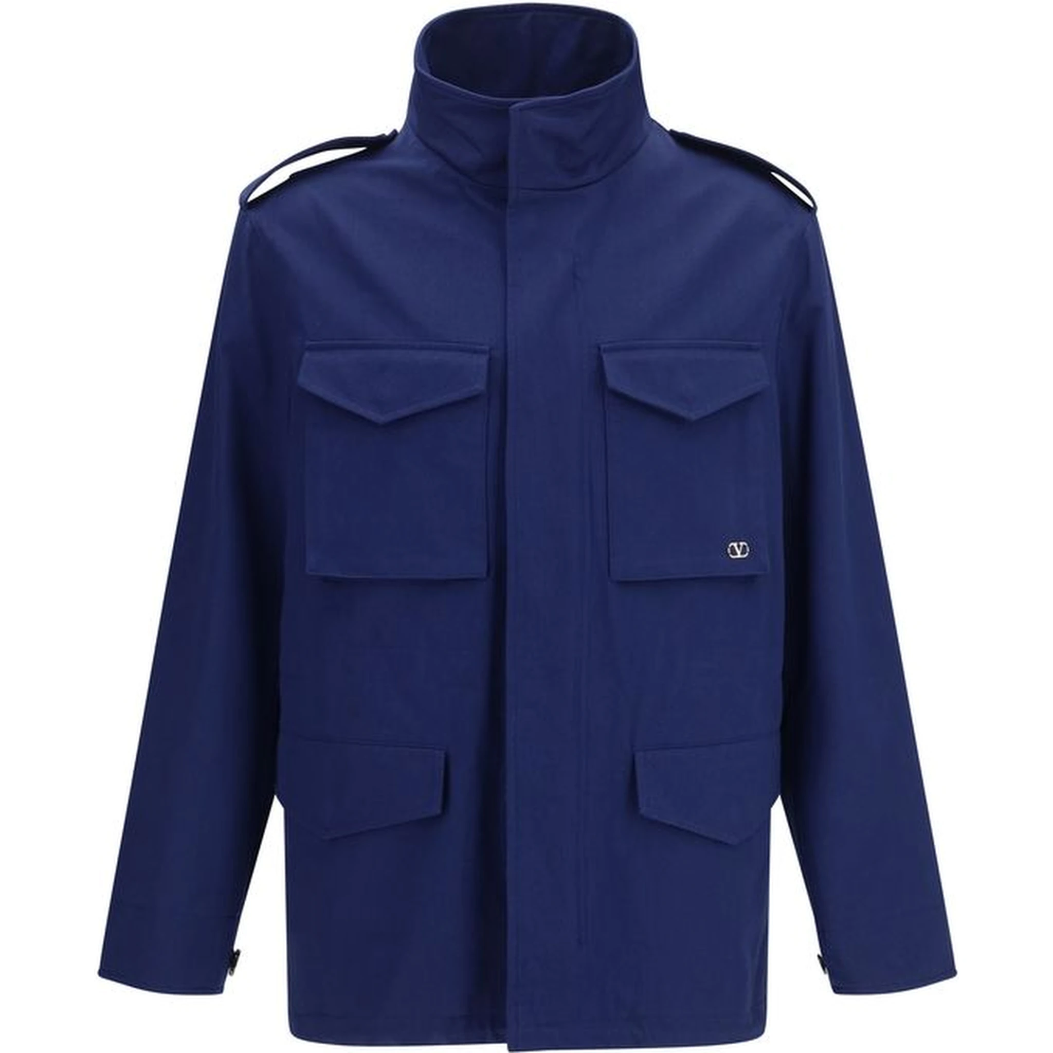 Blue Cotton Coat