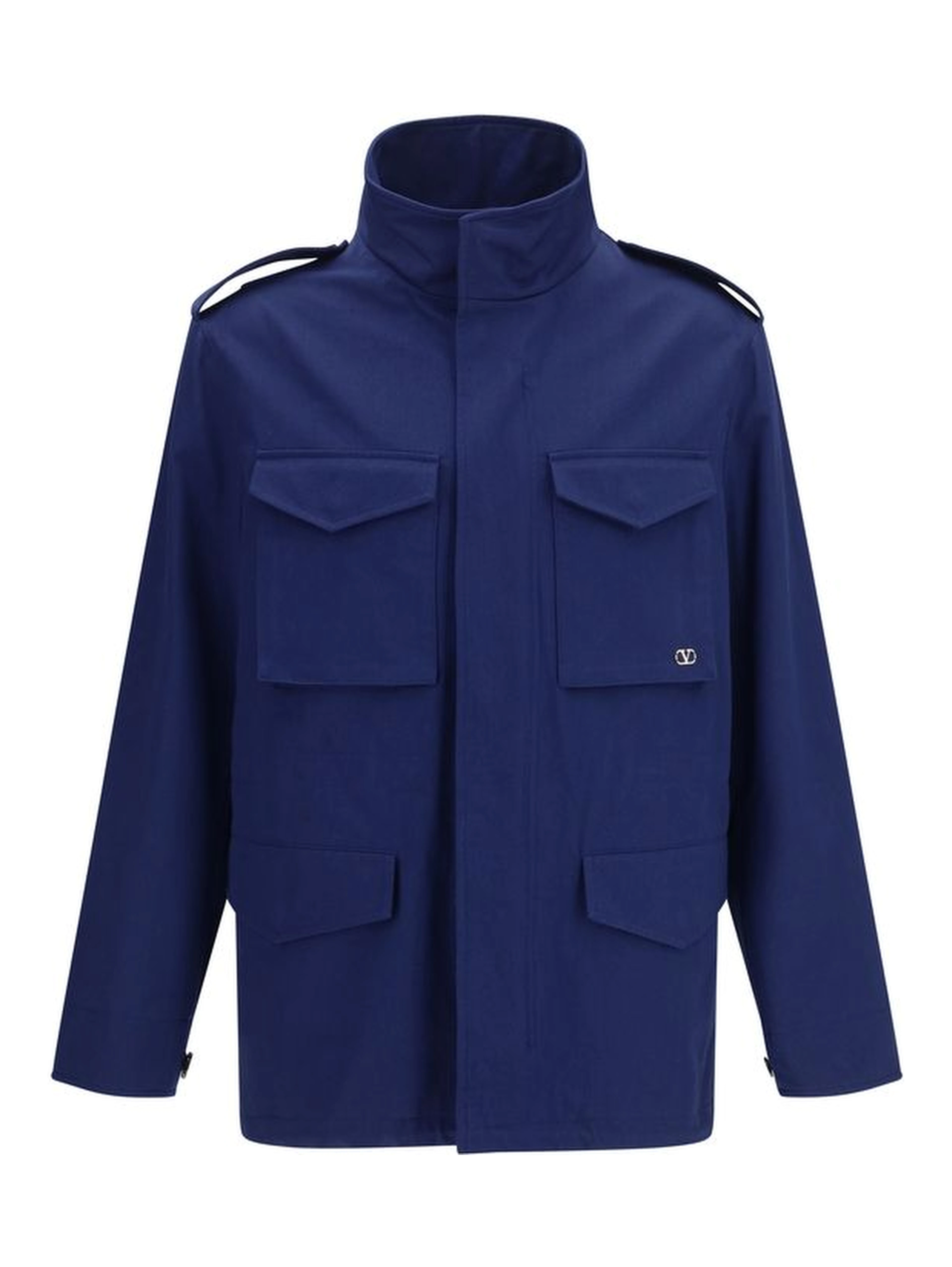Blue Cotton Coat