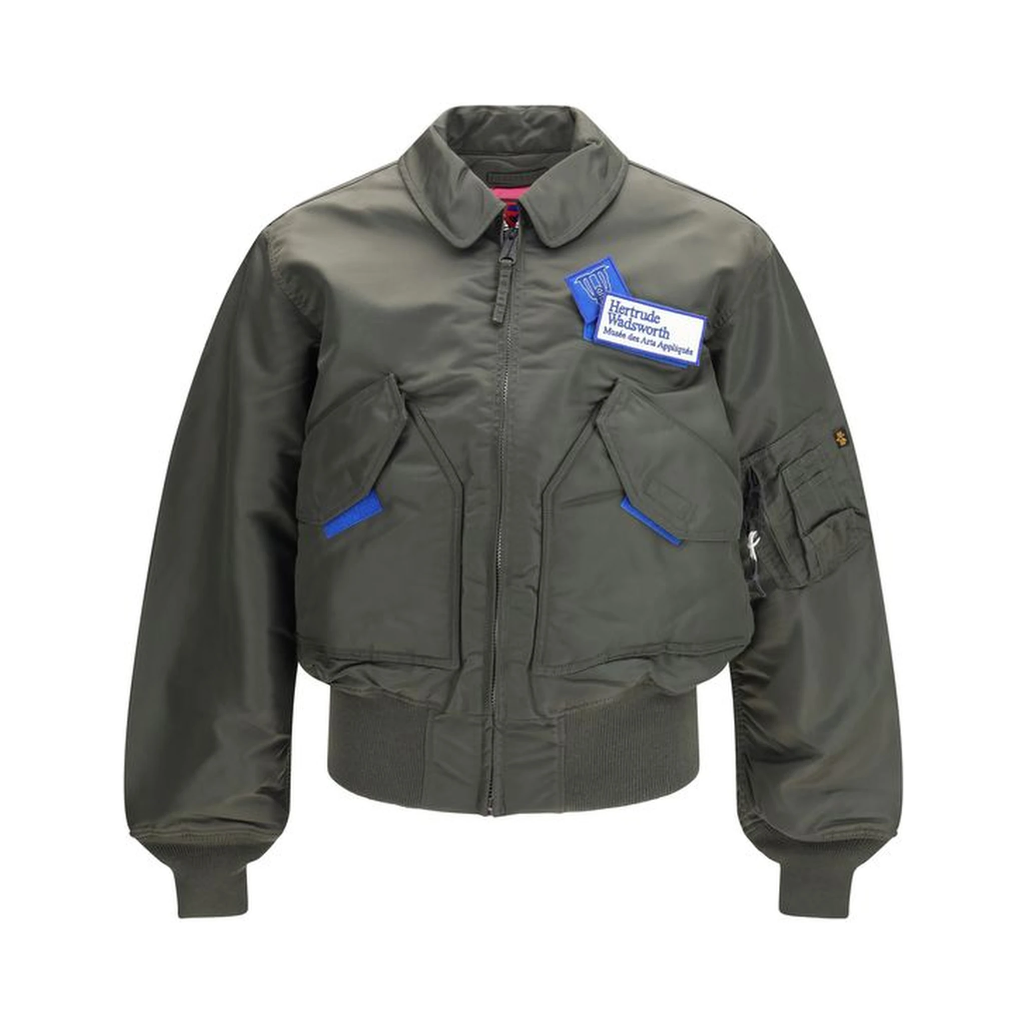 Bicolor Nylon Bomber