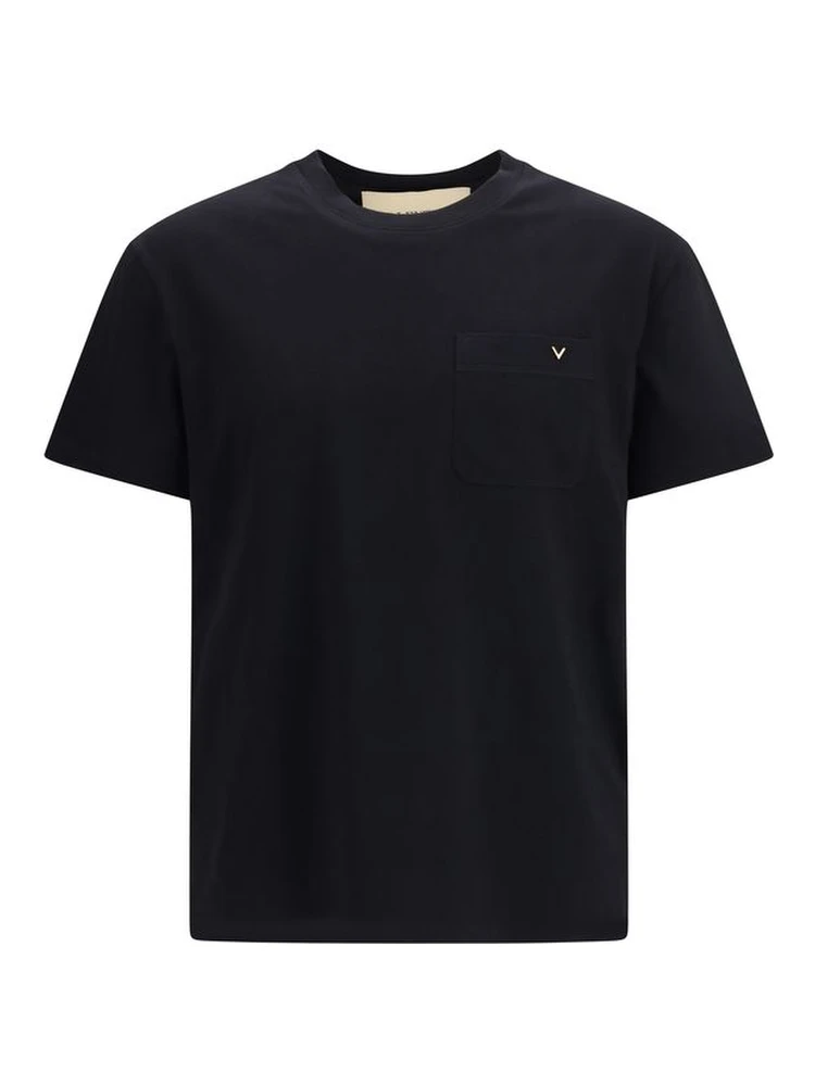 Black Cotton T-Shirt