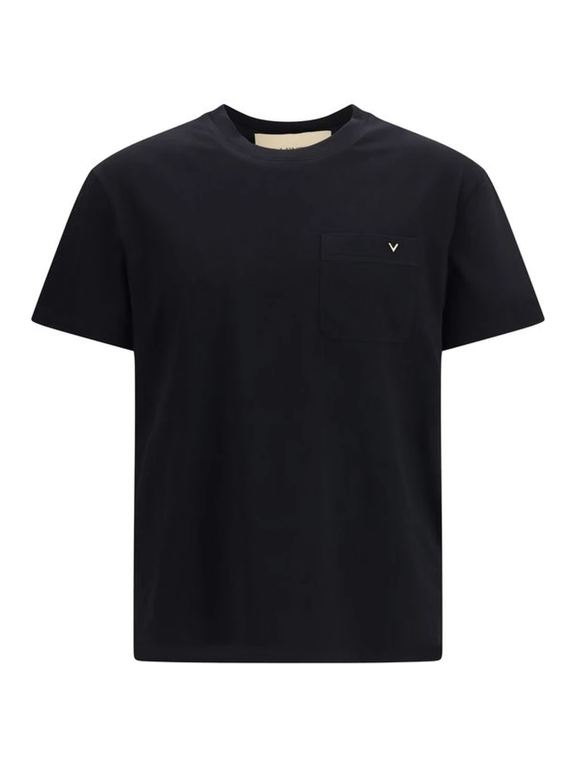 Black Cotton T-Shirt