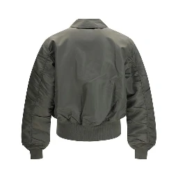 Bicolor Nylon Bomber