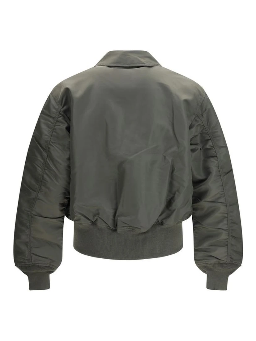 Bicolor Nylon Bomber