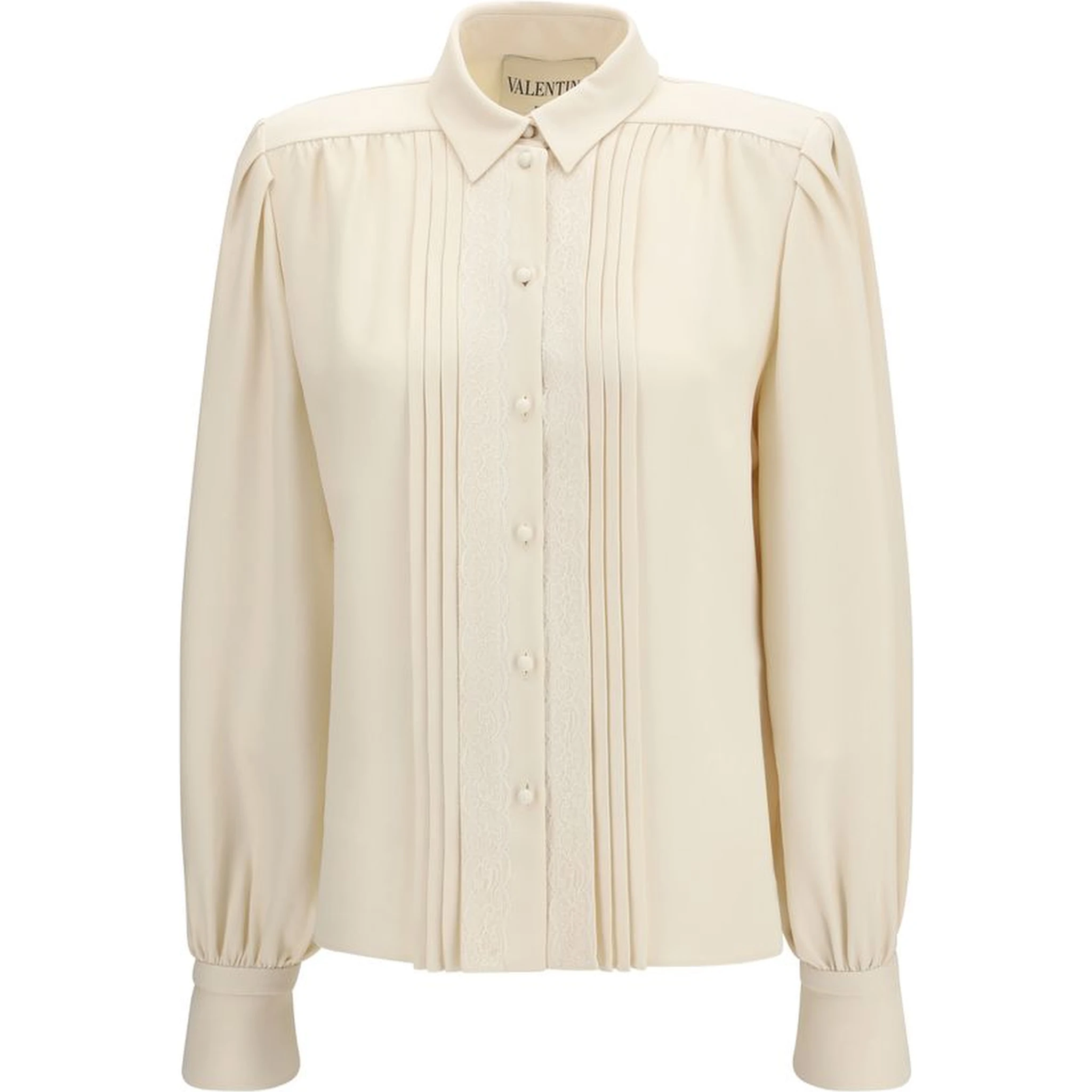 Beige Silk Shirt