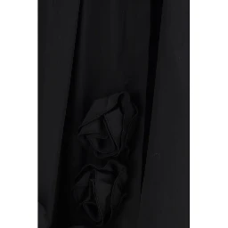 Black Cotton Casual Dress