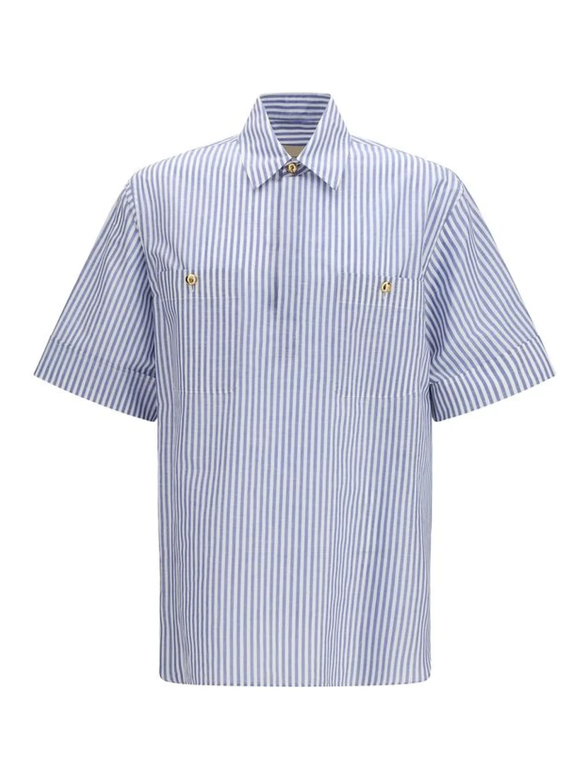 Multicolor Cotton Shortsleeve Shirt