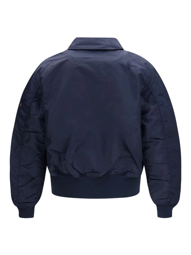 Blue Nylon Bomber alternative