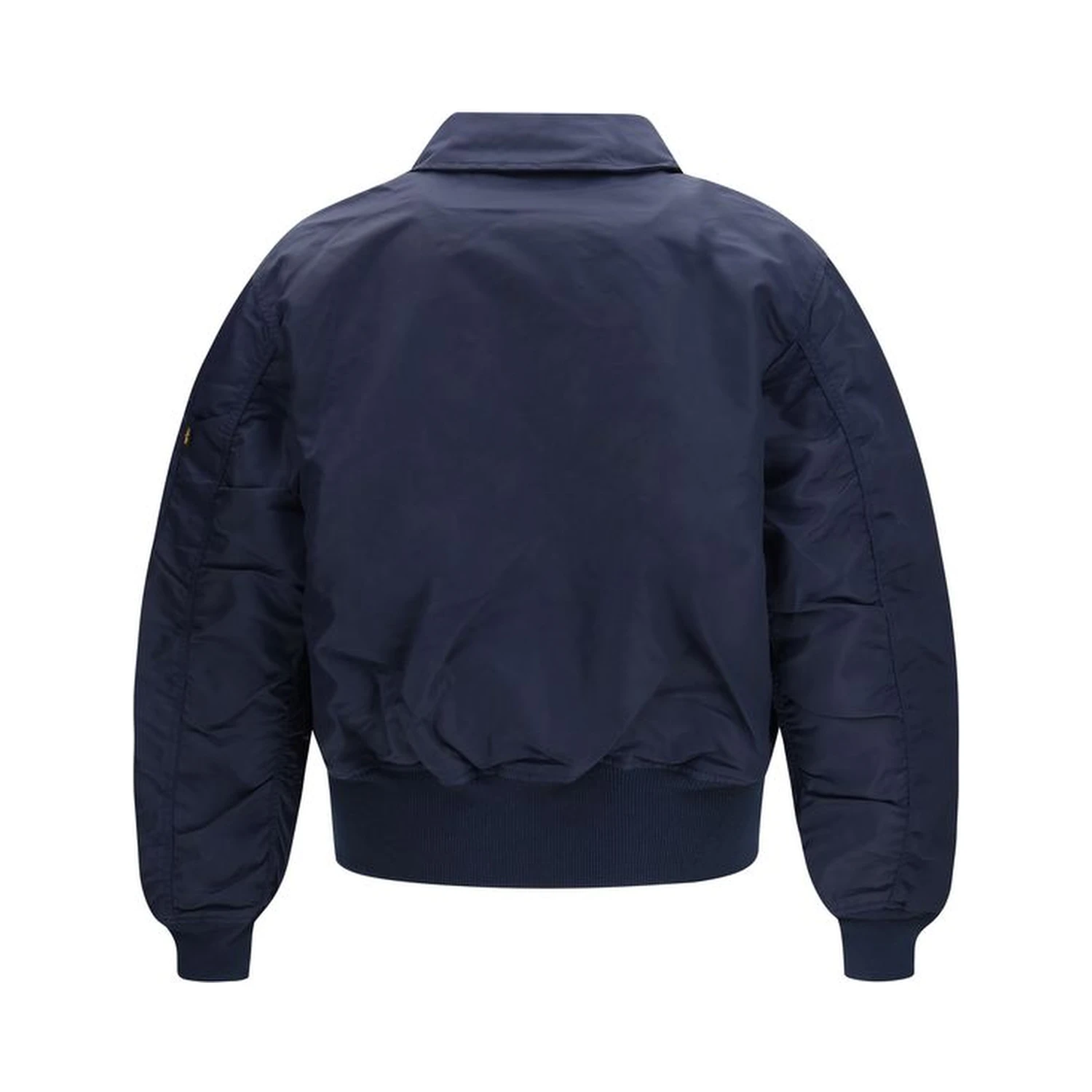 Blue Nylon Bomber