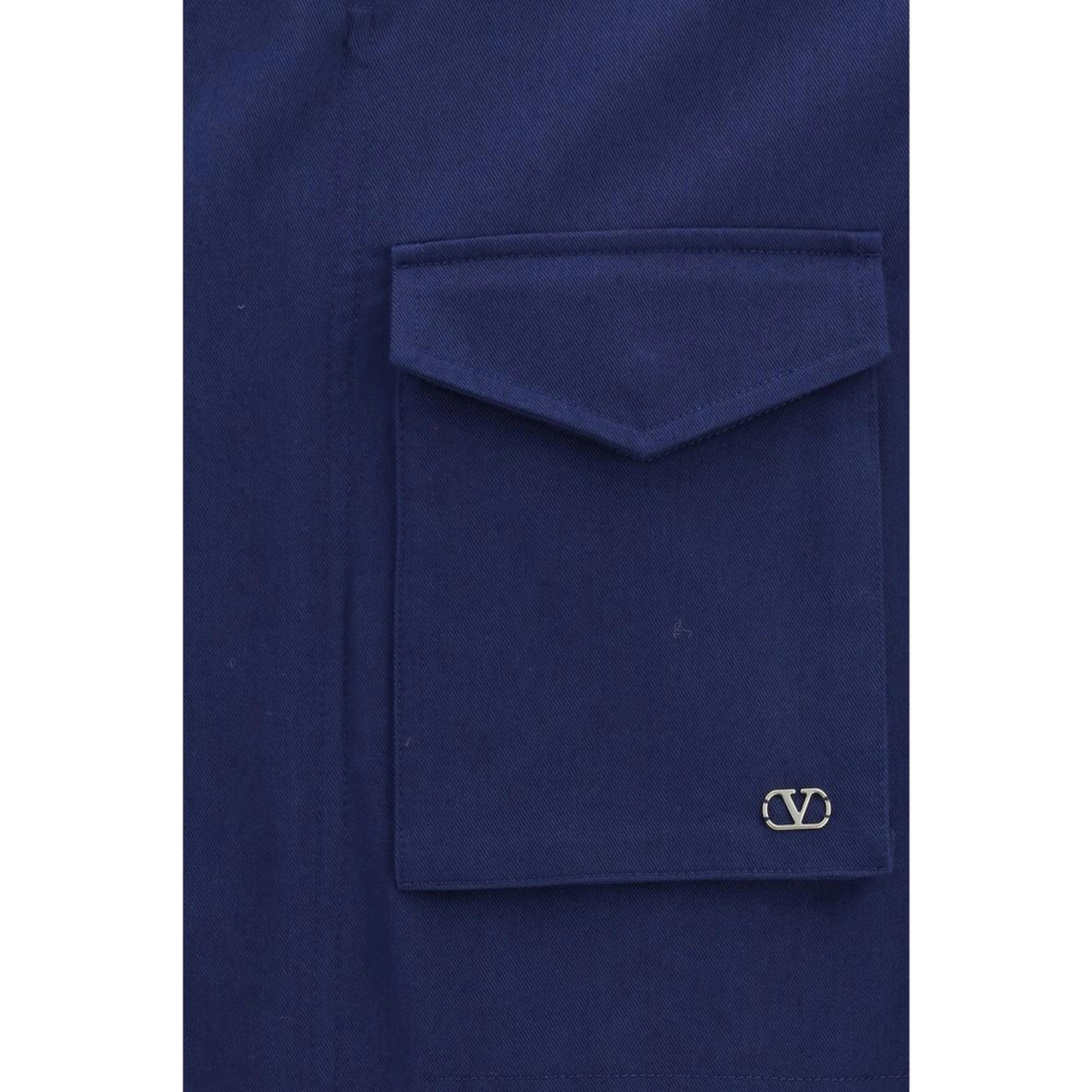 Blue Cotton Coat