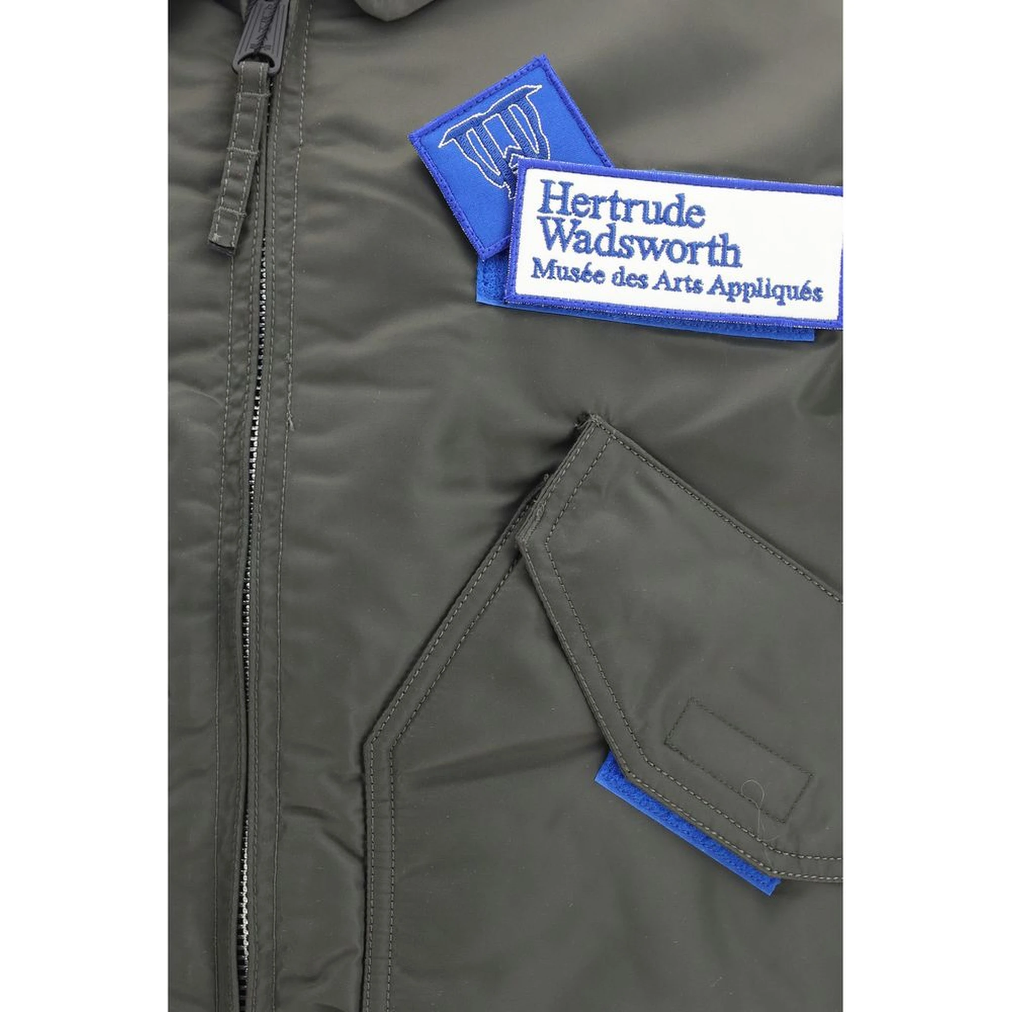 Bicolor Nylon Bomber