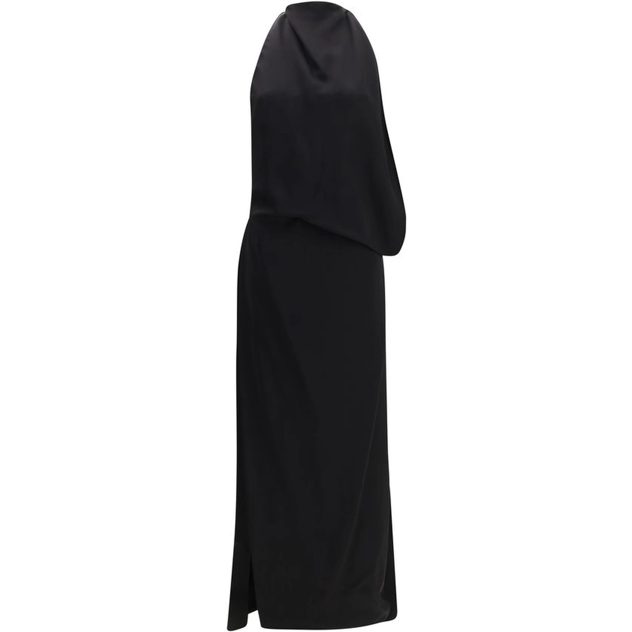 Black Viscose Casual Dress