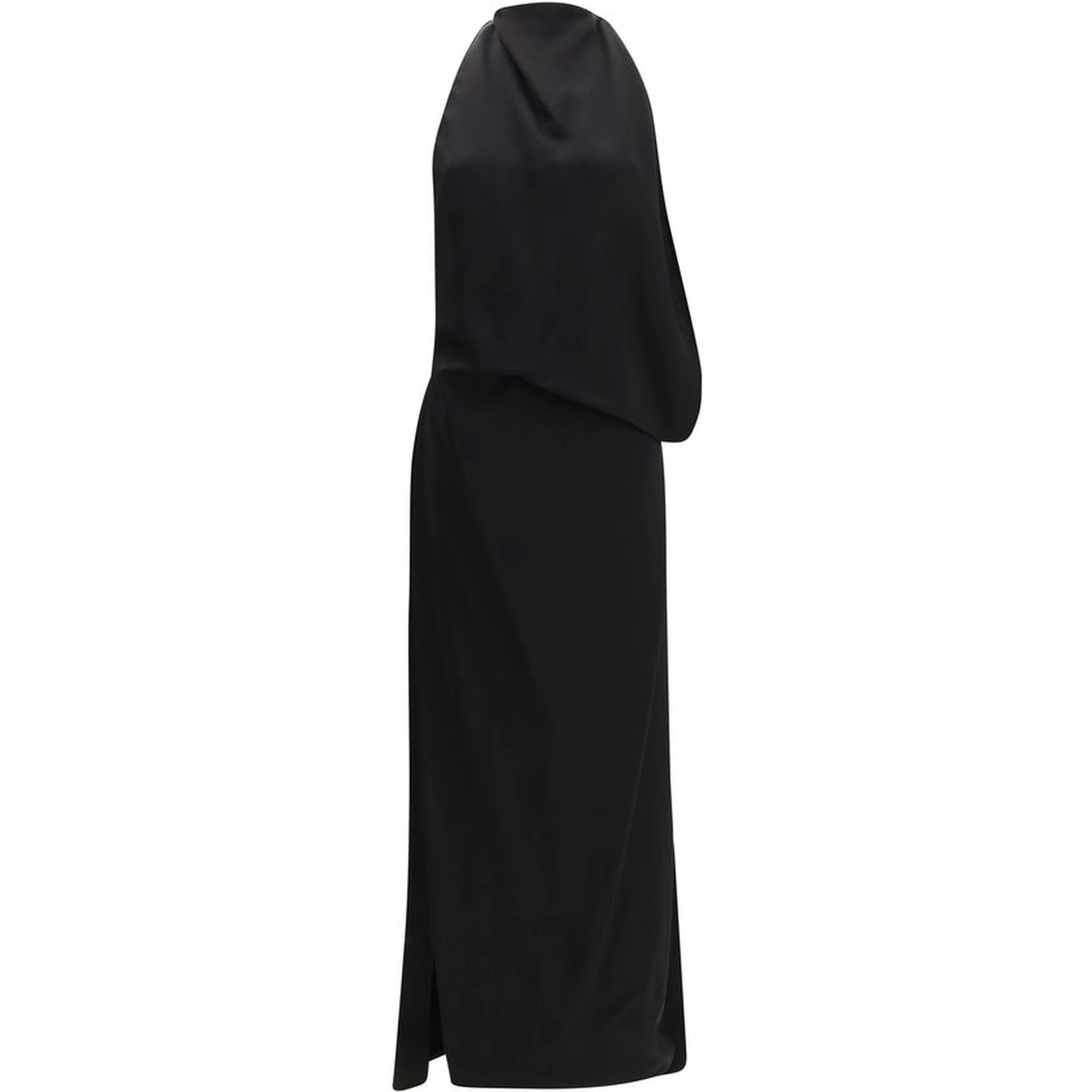 Black Viscose Casual Dress