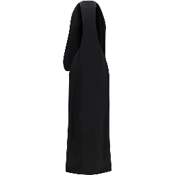 Black Viscose Casual Dress