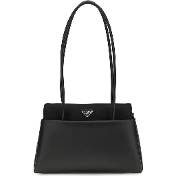 Black Calf Leather Bos Taurus Handbag