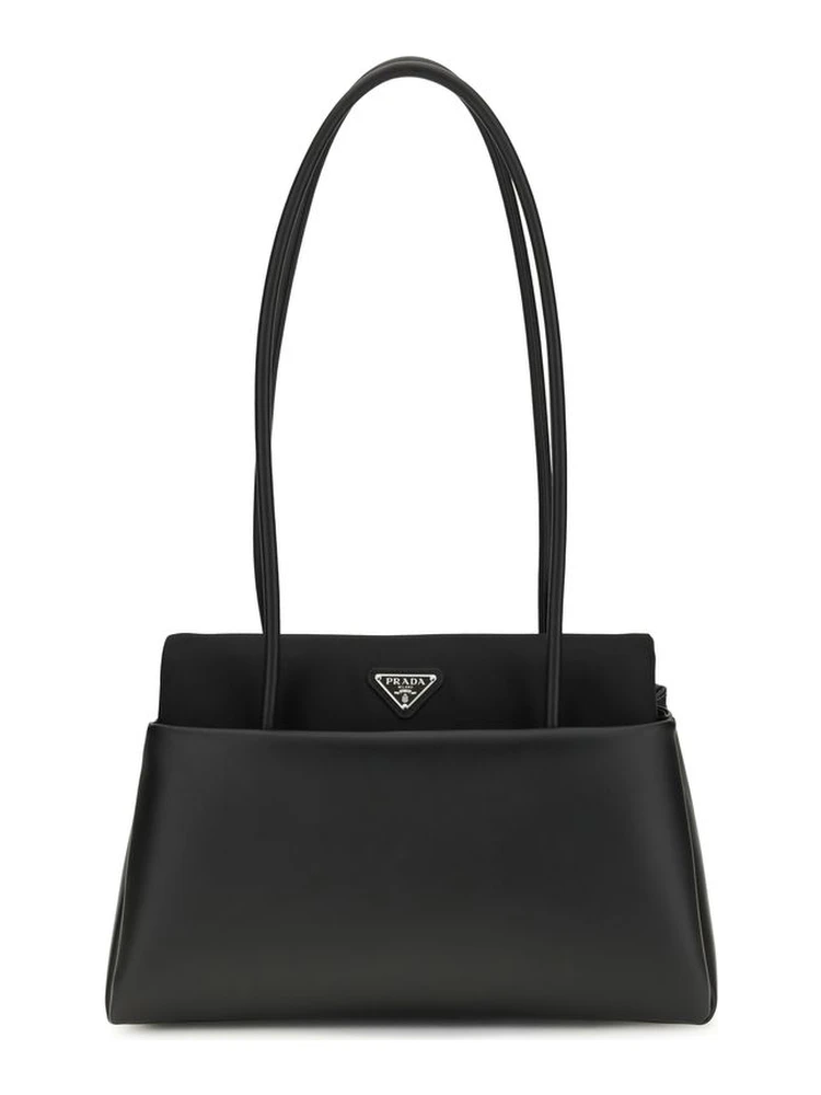 Black Calf Leather Bos Taurus Handbag