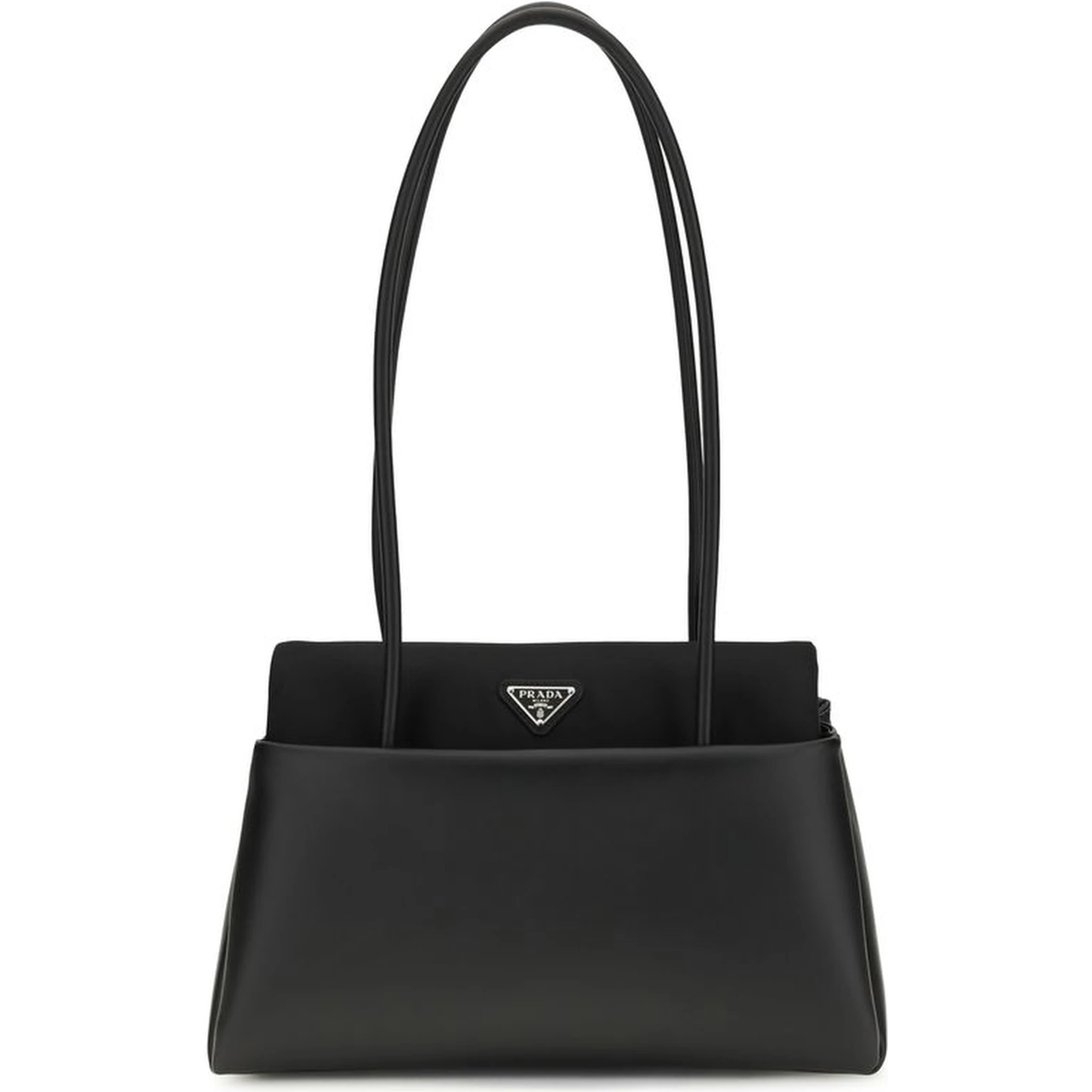 Black Calf Leather Bos Taurus Handbag