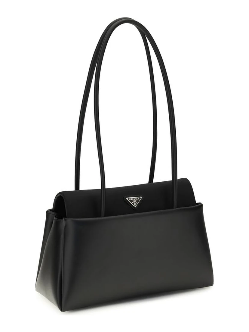 Black Calf Leather Bos Taurus Handbag