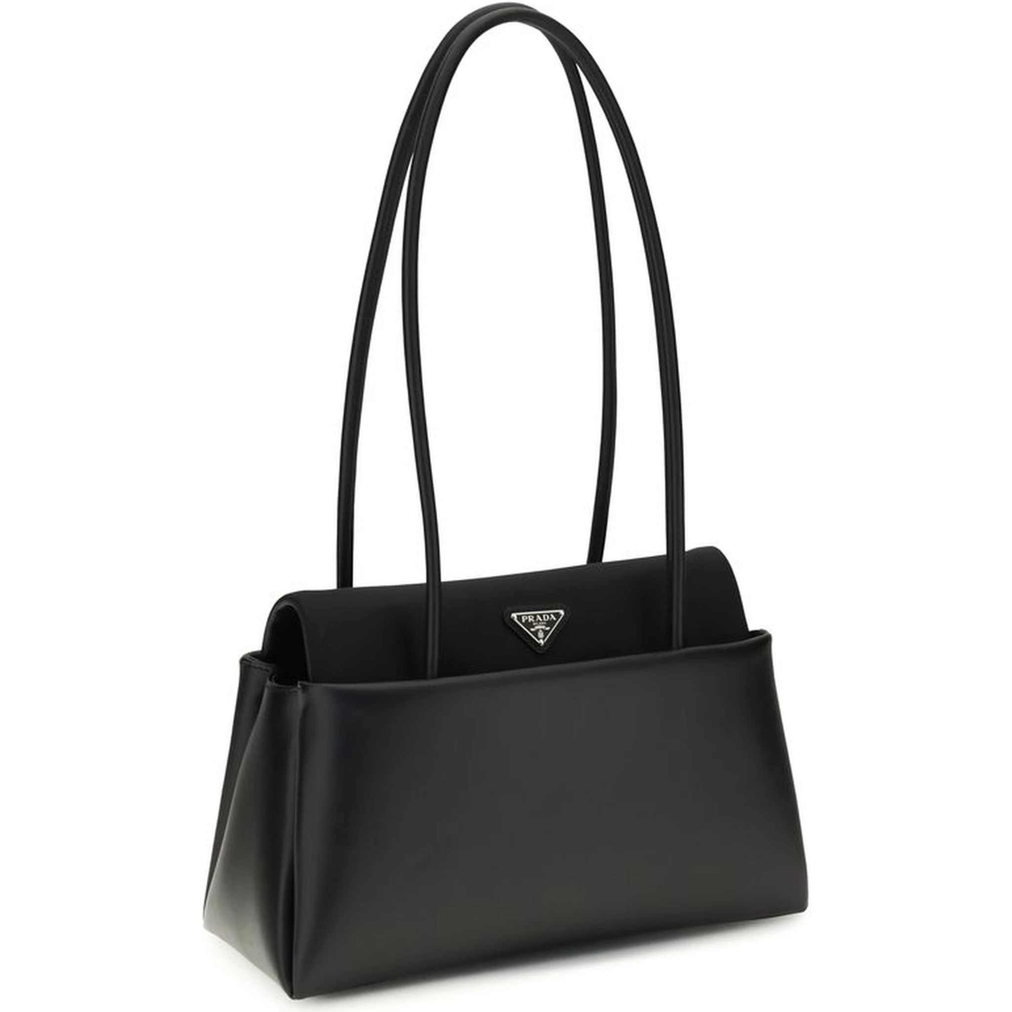 Black Calf Leather Bos Taurus Handbag