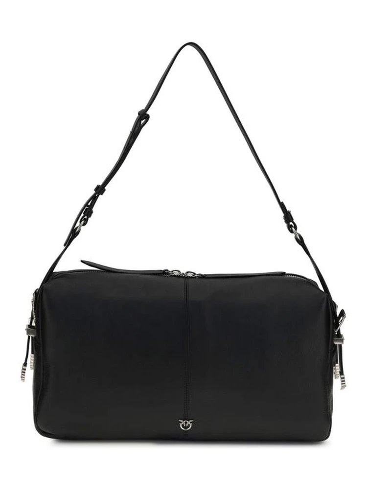 Black Calf Leather Bos Taurus Shoulder Bag