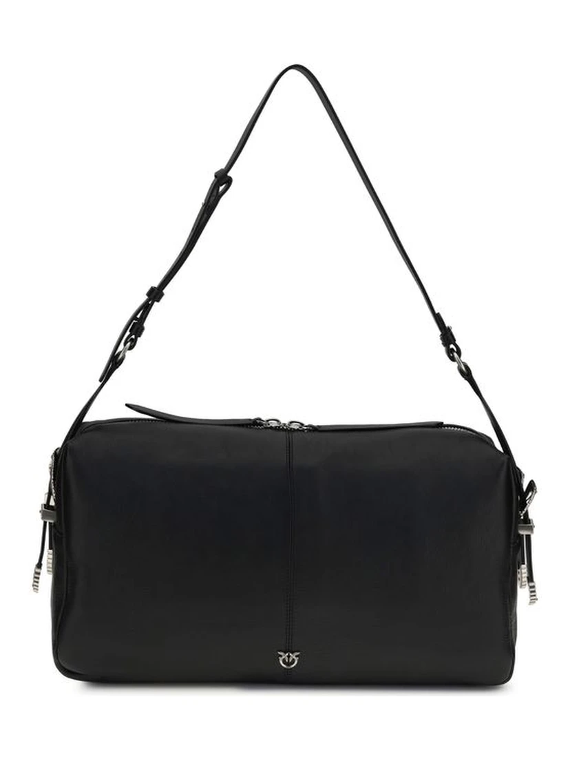 Black Calf Leather Bos Taurus Shoulder Bag