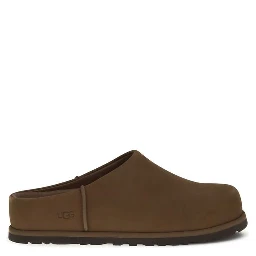 Brown Calf Leather Bos Taurus Clogs